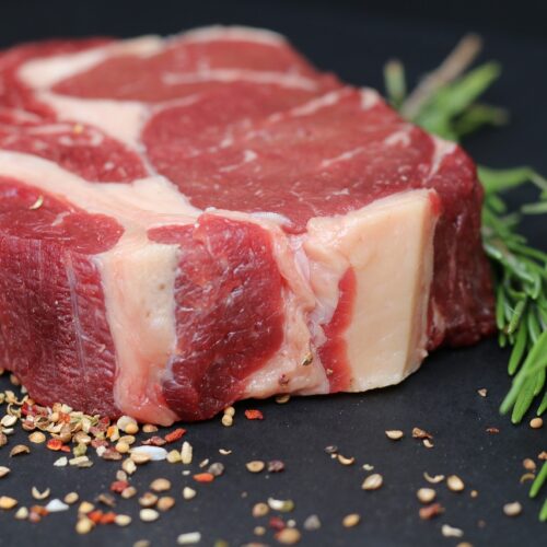 Photo of raw steak